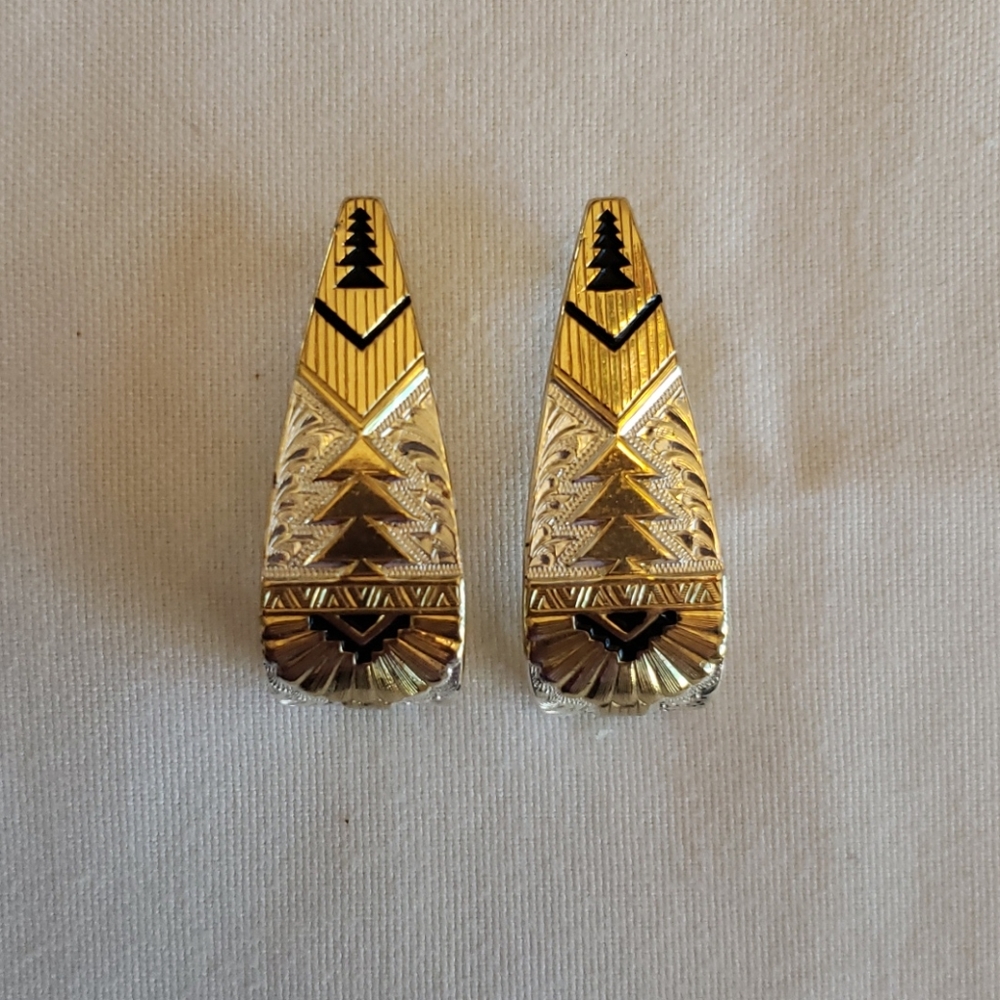 Western Earrings Sterling Silver